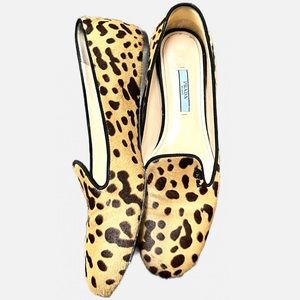 Prada leather flats 8